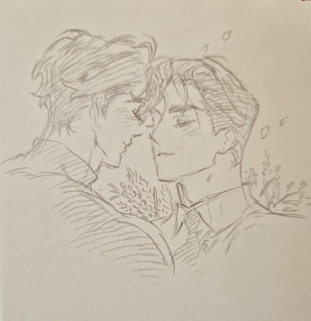 낙서하러 나온김에 손그림...!! 800만뷰 추카♡ 애쉬라일 행복하렴