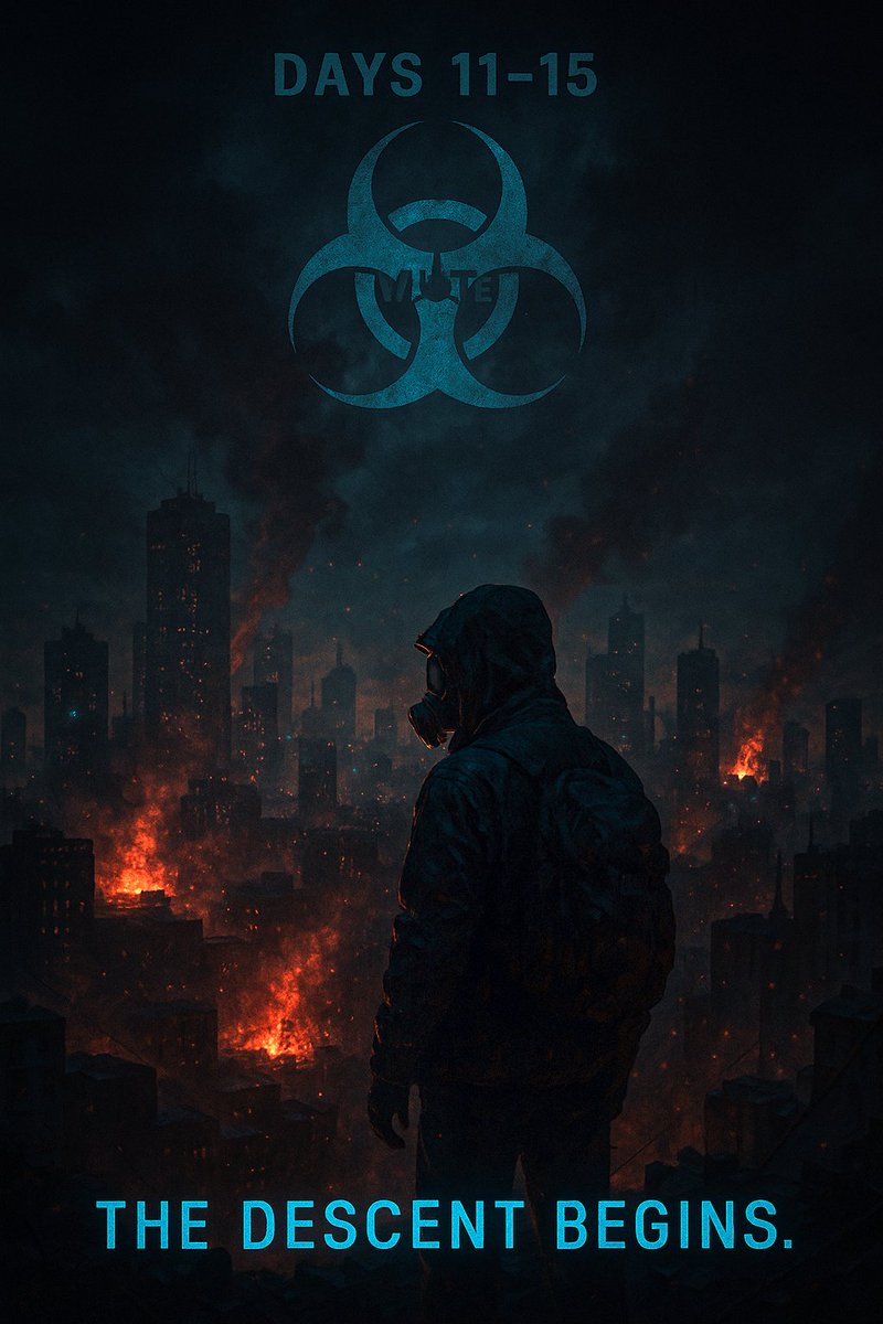 Good morning $MUTE fam. 🧬

This week marks the descent into chaos.
Days 11–15 bring fire, loss, and the weight of impossible decisions.

Stay awake. Stay alive. The mutation has only begun.

CA: AMp6nNmvohjGYEnfDZ635nykM1msQTRAhmquUnHBpump

👉 You missed Chapter 1? Check out our