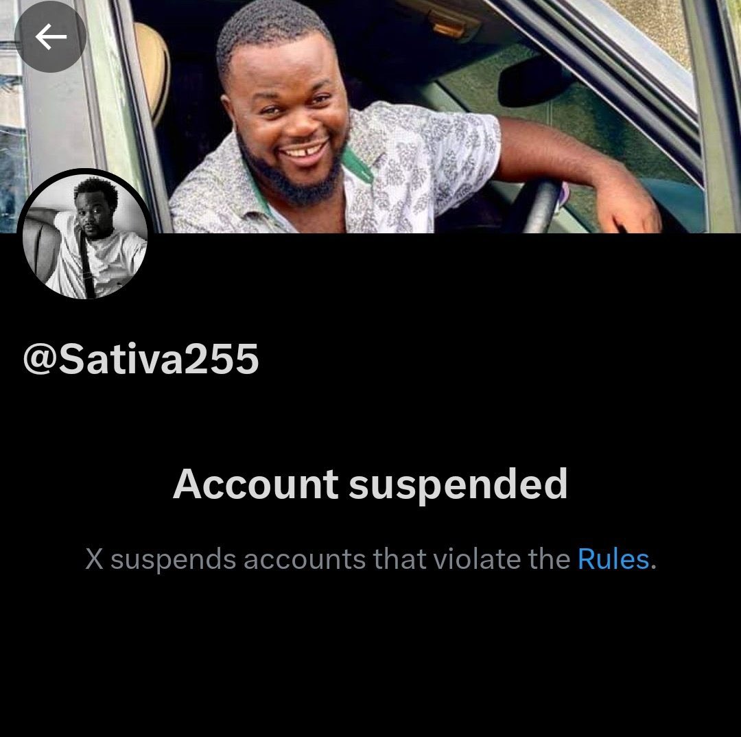 Wadau ukiiona hii post fanya kuwatag hawa 

🚨 Please help!
Tag <a href="/elonmusk/">Elon Musk</a> <a href="/Support/">Support</a> to reinstate @sativa255 (143K followers). He is a human rights defender &amp; victim of political persecution. Silencing him = silencing truth.
#UnsuspendSativa255 #FreedomOfSpeech