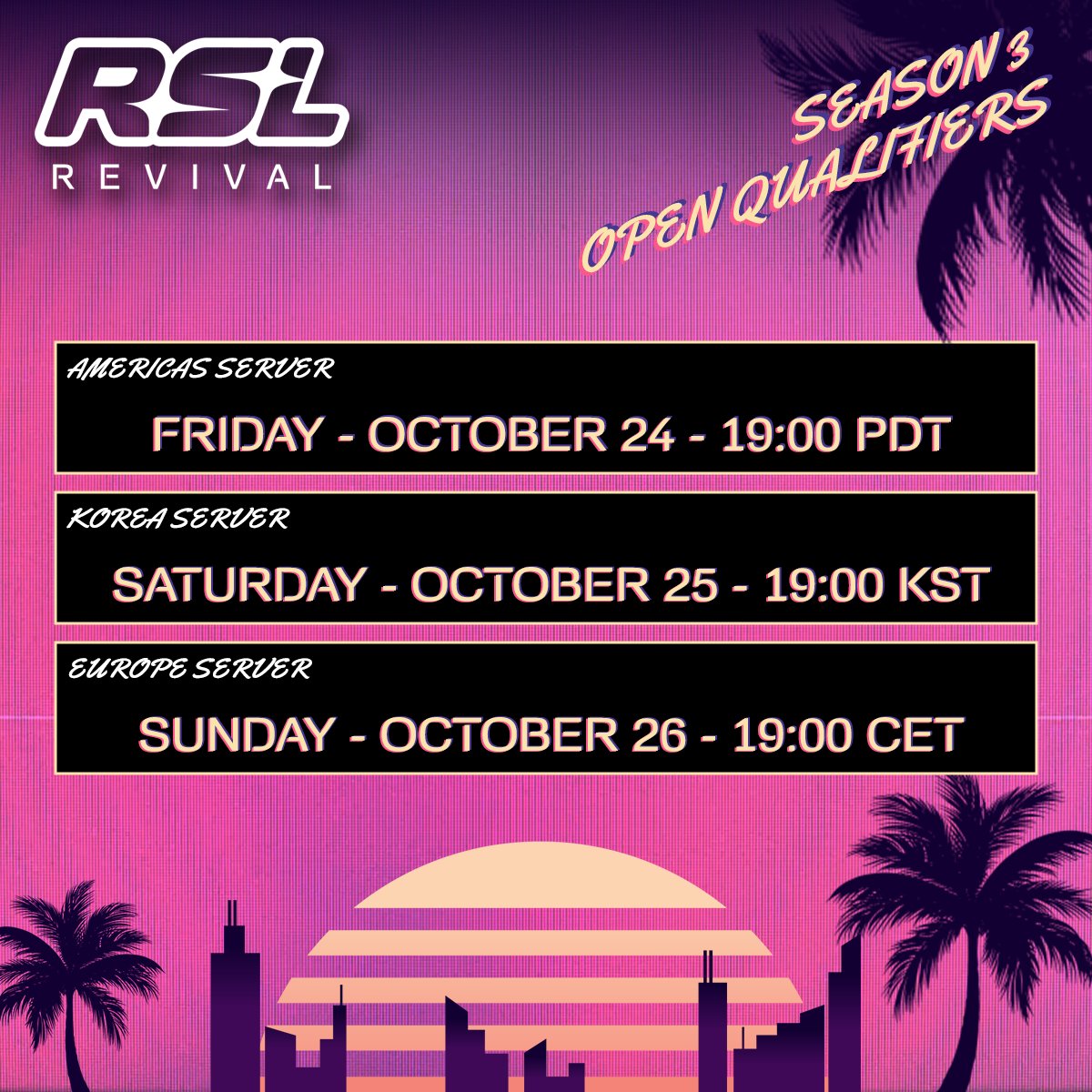 ReviveSC2's tweet image. You asked, we complied! The qualifier dates for Season 3 have been moved back by a week, the sign-up links remain the same 👇👇👇