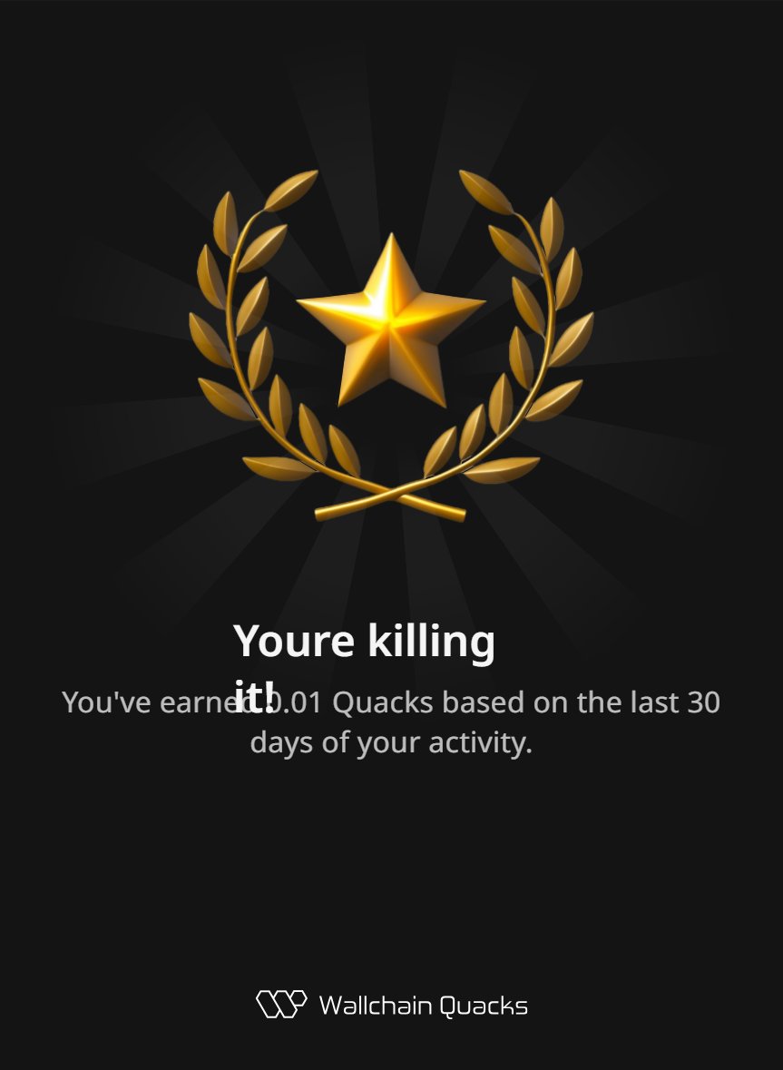 erickterro's tweet image. Just joined @wallchain_xyz and pocketed 0.01 Quacks in my 30d review! 🦆

Earn Quacks for quality and insightful crypto content and track your Mindshare on project leaderboards – no marketing middlemen 🔥

👇 Comment “I wanna quack” for a limited invite, let’s goooo 🚀