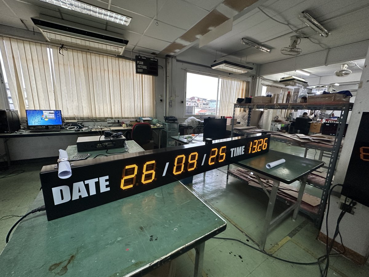 InterfacecomA's tweet image. DIGITAL CLOCK MODEL: DC-2043A-PVC INDOOR นาฬิกาดิจิตอลขนาดใหญ่ #นาฬิกาดิจิตอล #นาฬิกาขนาดใหญ่ #นาฬิกาโรงงาน #นาฬิกาโรงเรียน #นาฬิกาฟิตเนส #นาฬิกาสนามฟุตบอล #นาฬิกาแขวนผนัง #นาฬิกาจับเวลา #นาฬิกาสนามแบตมินตัน #ป้าย #บอร์ด #นาฬิกาแจ้งเตือน #นาฬิกาโรงพยาบาล #นาฬิกาห้องผ่าตัด