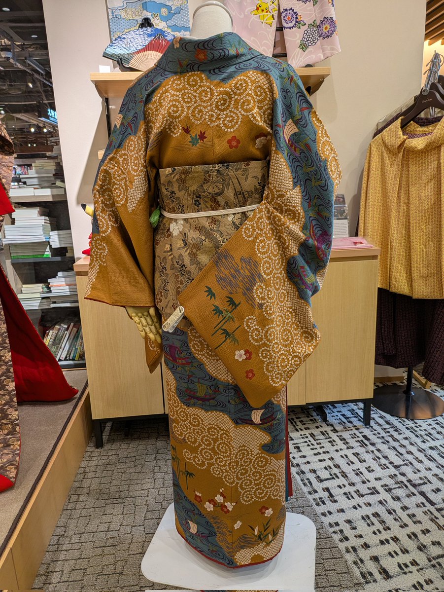 ZY-566 色無地 縮緬 花井幸子 落款 一つ紋 高級 名品 ZY566 色無地 縮緬 花井幸子 落款 一つ紋 【公式通販】