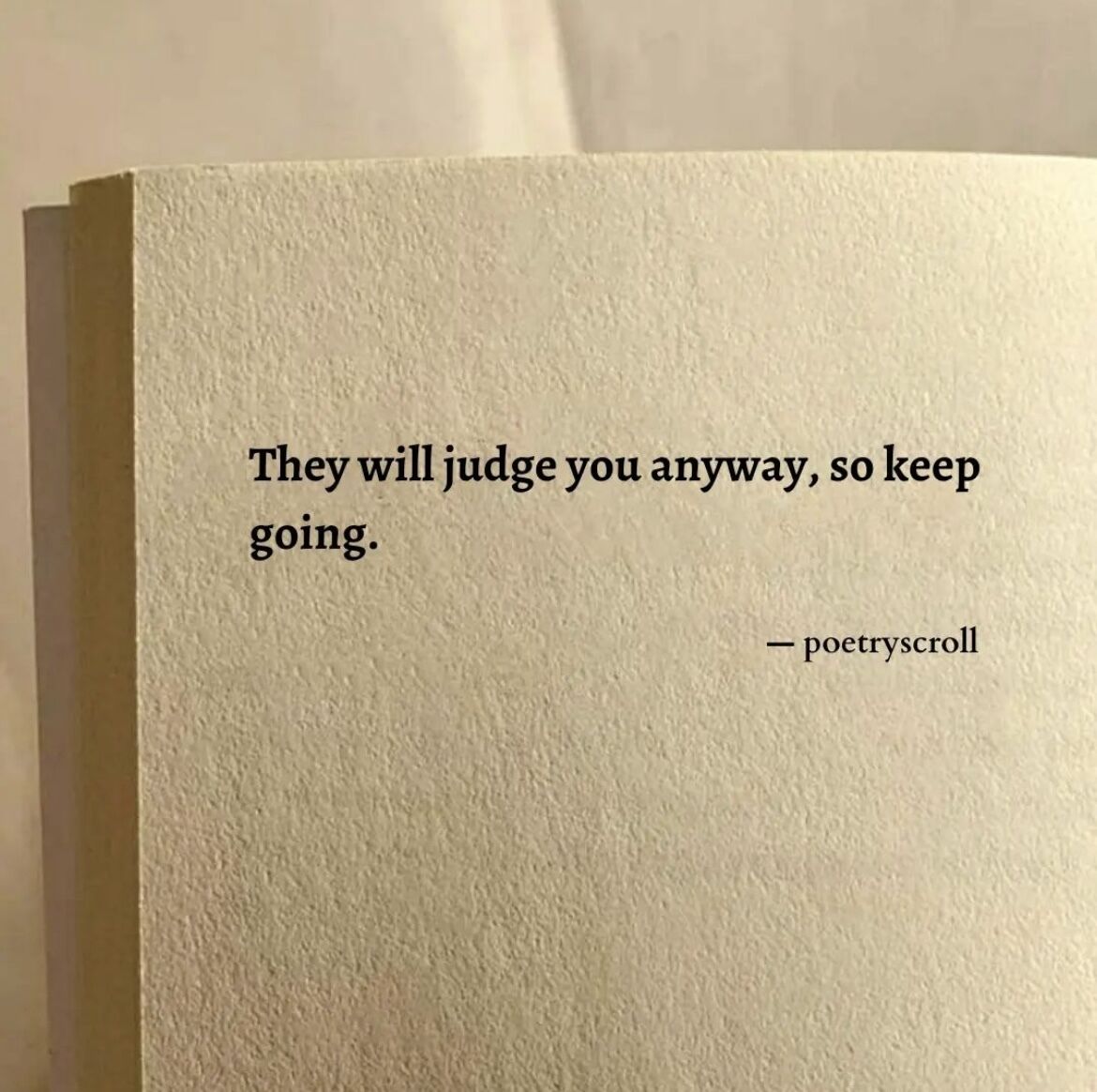 Keep going