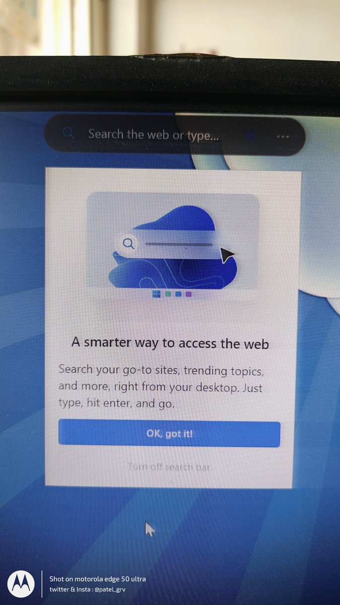 patel_grv's tweet image. Smart Move by @MicrosoftEdge 

Placing a searchbar on the home screen attracts 🧲 users towards brouser. 

But it took too long for this..

@google is doing it for years &amp;amp; they are the most used search engine.

Screen shot of 2017 attached here for reference #TestingByGaurav