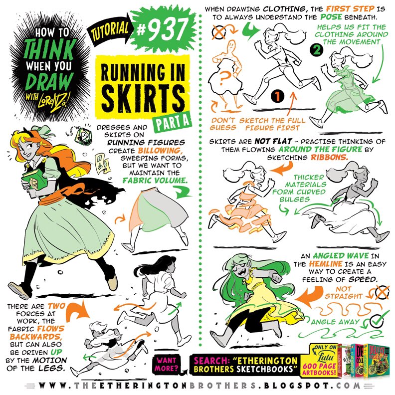 RUNNING in SKIRTS Pt 1! To get the FREE monthly How to THINK When You draw digital MAGAZINE, (including NEW tutorials, a YEAR before they appear online) just send “Magazine, please!” to ThinkDraw@yahoo.com
#anime #manga #comicart #conceptart #gamedev #animationdev #illustration