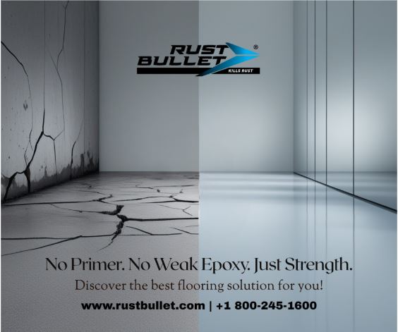 rustbullet's tweet image. ✨ Why settle for weak epoxy when you can get industrial-grade strength? Rust Bullet bonds directly to concrete, resists hot tires, chemicals &amp;amp; UV damage—no primer needed!
👉 Upgrade your floors today: rustbullet.com/why-use-rust-b…
#GarageGoals #EpoxyFloor #ConcreteCoating #RustBullet