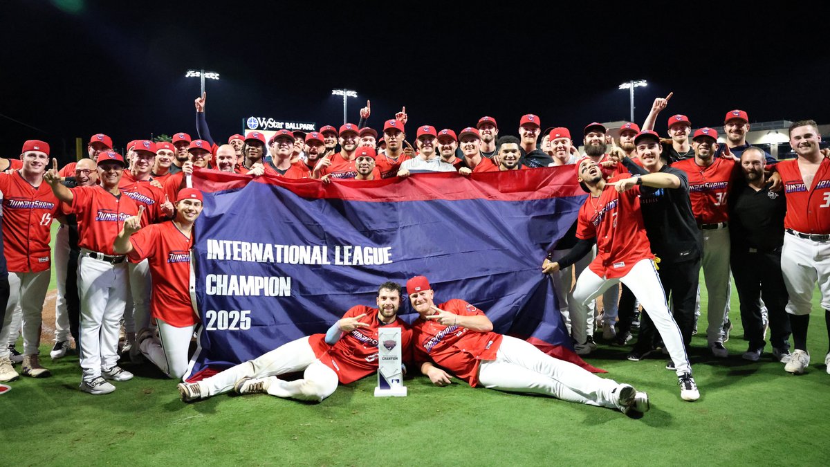 AppBaseball's tweet photo. Congratulations to App State Baseball alums Rob Marcello (Pitching Coach) and Hector Crespo (Director of Minor League Operations) on leading @JaxShrimp to an International League title and Triple-A National Championship!

#TIGMA | #AppFamily https://t.co/wkpKWzdpfI