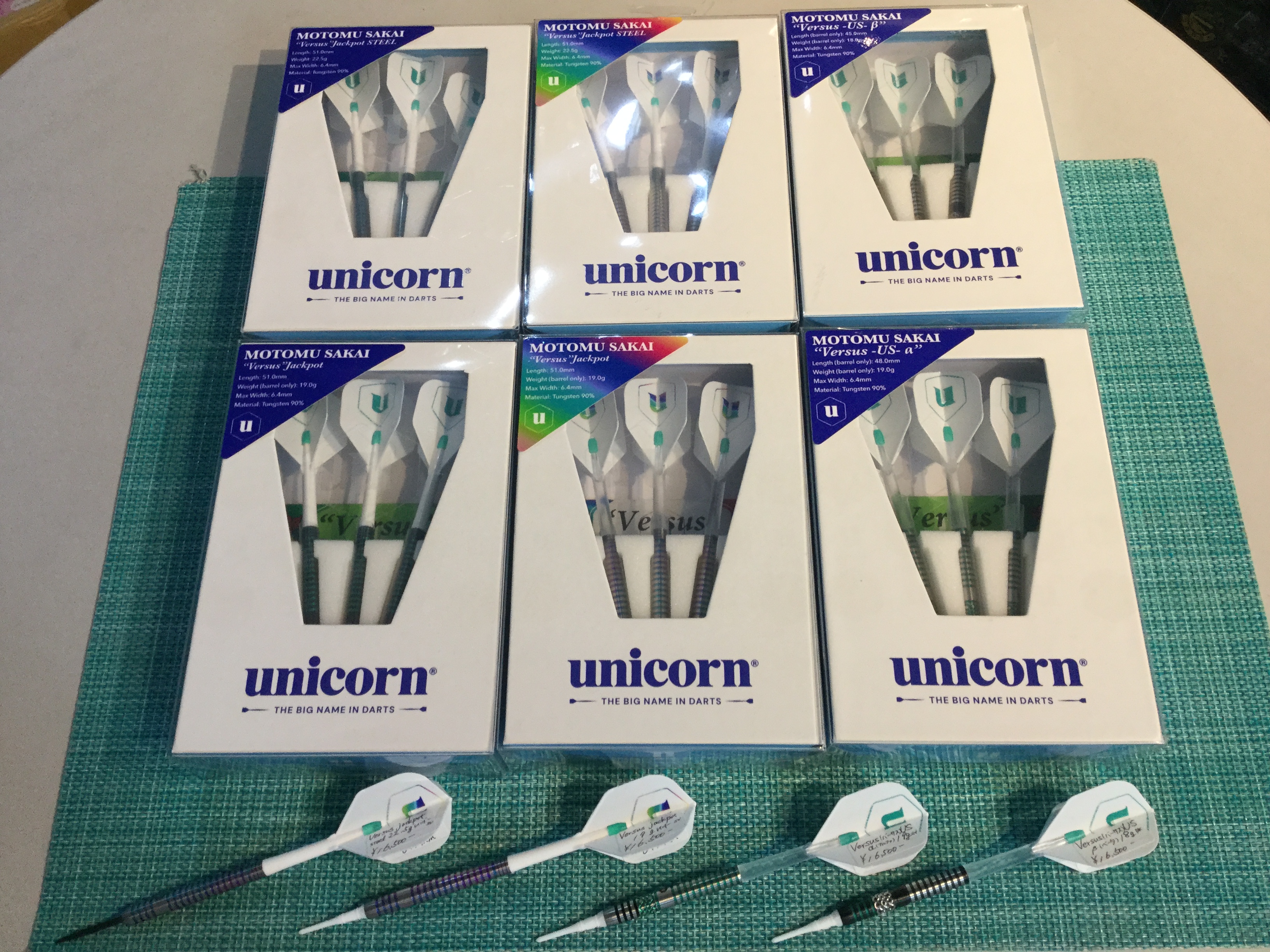 11月10日発売 unicorn Versus 2BA 酒井素選手モデル ダーツ > ソフトダーツ > ブランド【ヤ行】 > ユニコーン