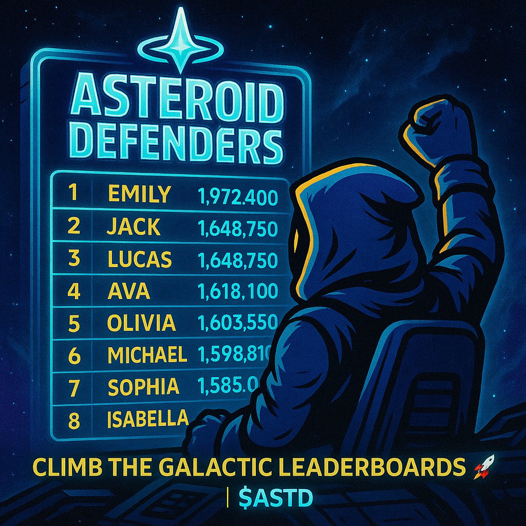 GM gamers 👾

Do you like Asteroid Defenders?

AI + Web3 + community power = unstoppable. 💎

$ASTD to the stars 🌌

#ASTD #BNBChain #PlayToEarn