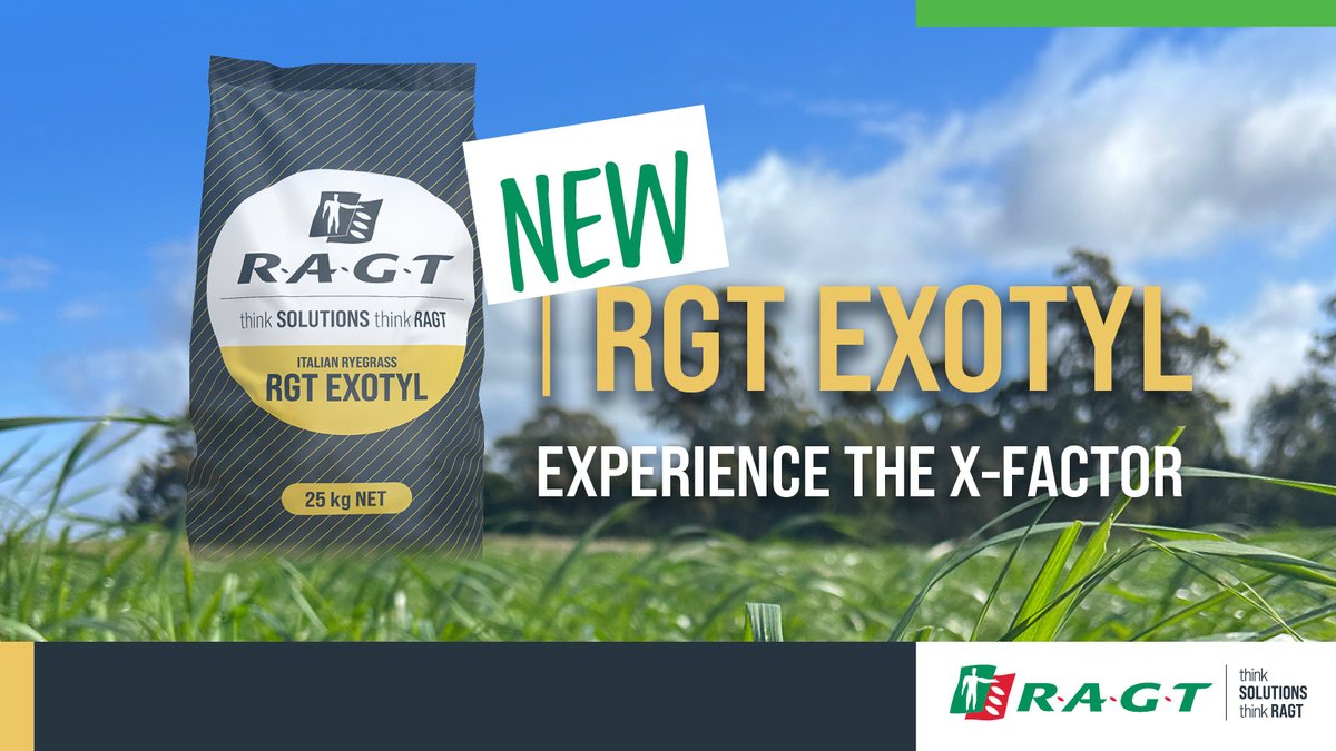 RAGTAU's tweet image. Looking for the the X Factor in Yield + Quality.
To find out more visit: ragt.au/product/rgt-ex…
#ThinkSolutions #thinkRAGT #RAGTAustralia #NextGenForage #StrongerPastures #AussieFarming #pasture #HighPerformanceFeed #AgAustralia #RAGTAU #argicultureaustralia #RAGT #agronomy