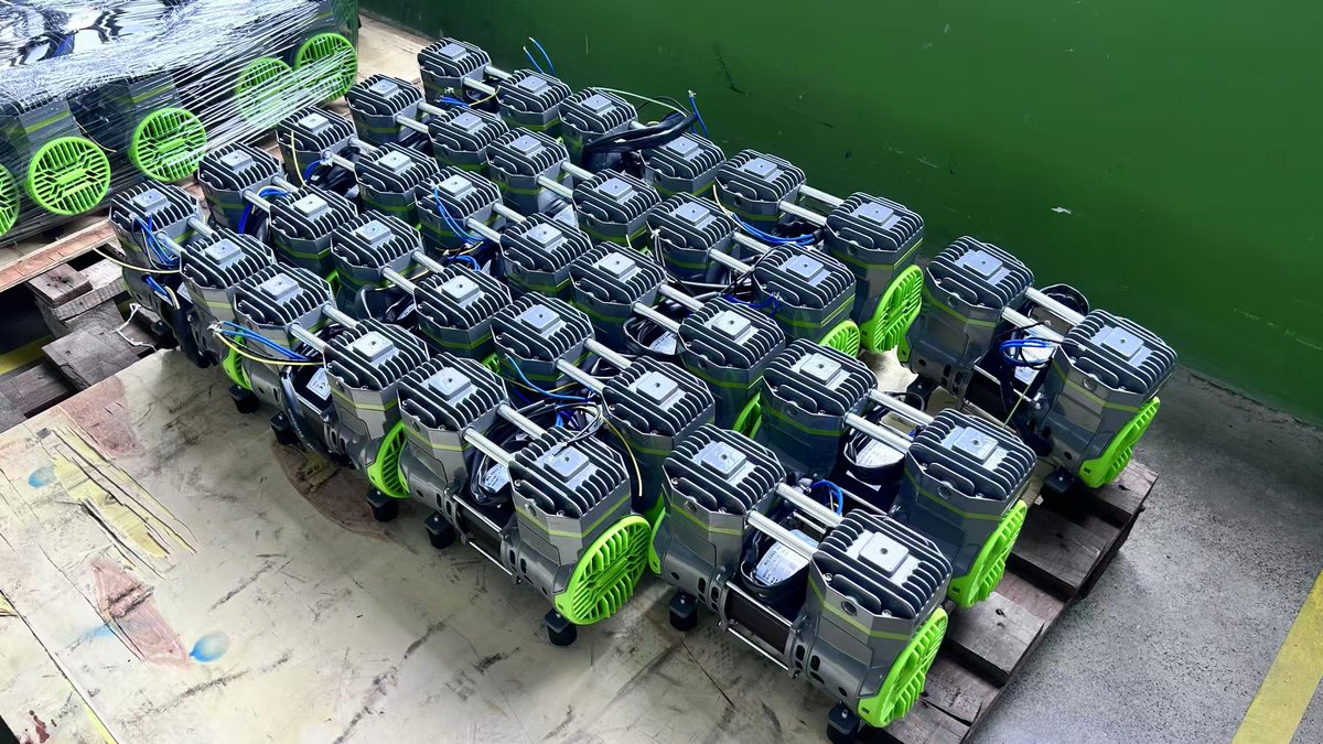 sunsourceair's tweet image. Sunsource makes a two-stage oil-free silent air compressor, 2800 R.P.M, economical, low noise, clean air, for medical, lab, and food processing use.
📚Web: sunsourceoilfree.com
📩E-mail: trade@chinafengbao.com
📲WhatsApp: wa.me/8618869099999

#aircompressor #vacuumpump