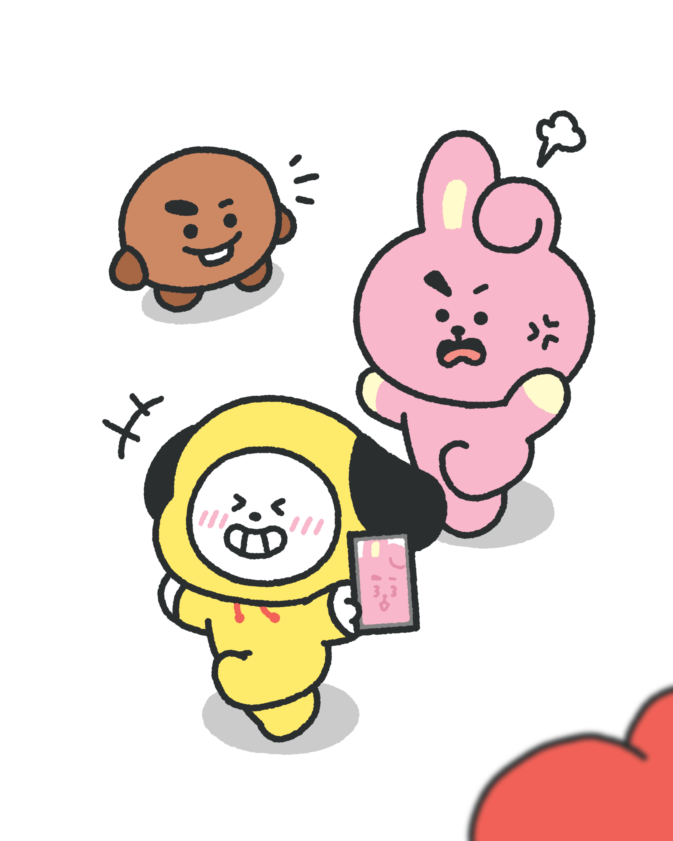 BT21 コスメセット　ホリデー限定版　BTS 楽天市場】BT21 Baby Square Pouch Jelly Candy【送料無料】BTS