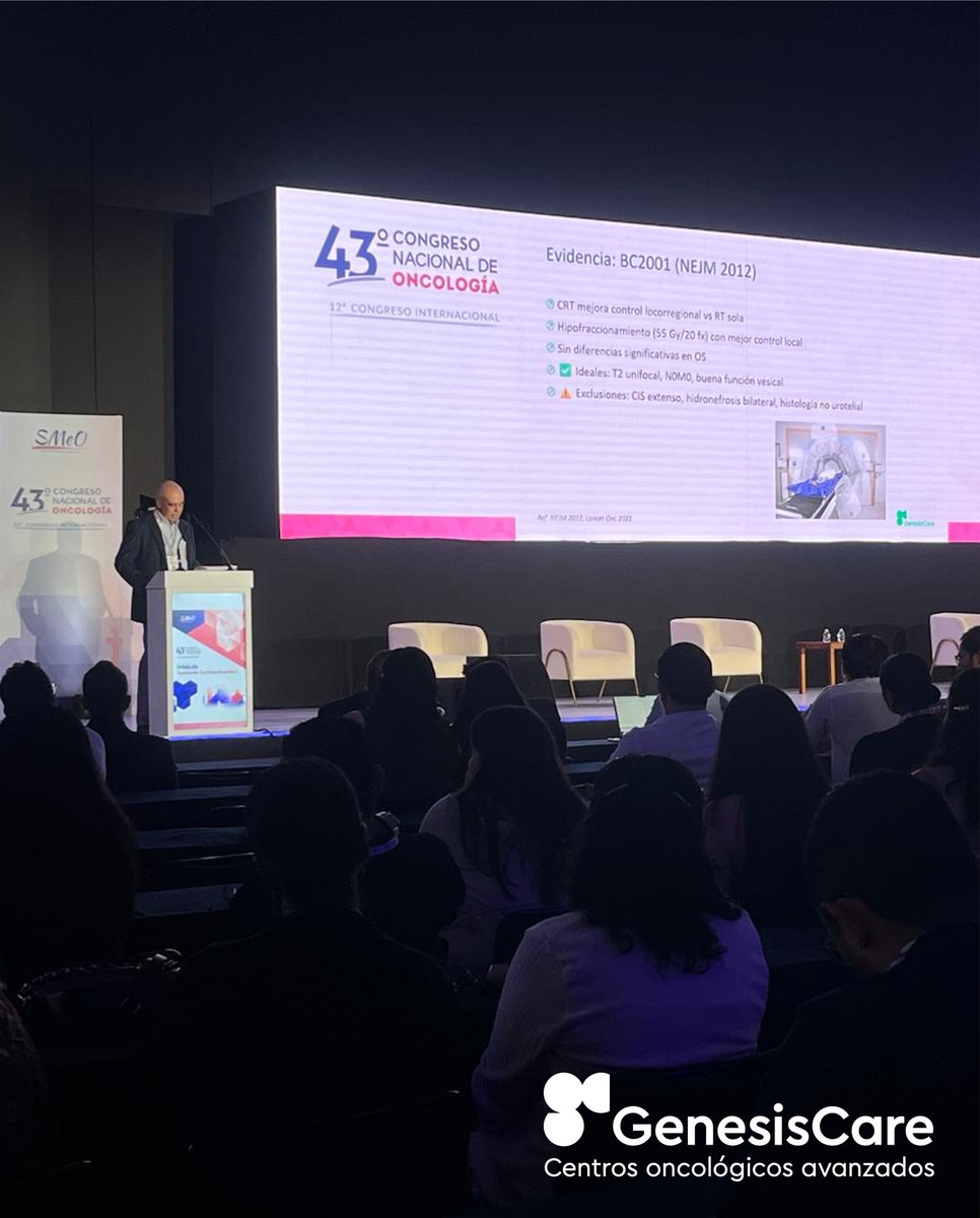 🩺 El Dr. <a href="/LuisCrisol/">Luis Larrea</a>, Coordinador Médico de GenesisCare Hospital Vithas Valencia Consuelo, asistió al 43º Congreso Nacional y 12º Internacional de Oncología SMeO en Cancún 🇲🇽

Orgullosos de contar con profesionales que representan a GenesisCare en foros científicos de alto nivel