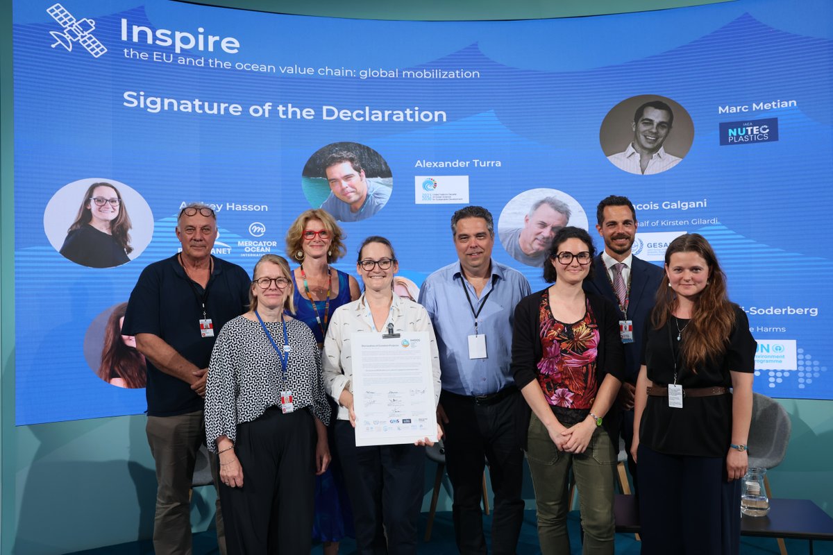 Did you hear the big announcement from #UNOC3! 

The <a href="/IMDOS_org/">IMDOS</a> Advisory &amp; Sponsors Committee signed the Declaration of Common Purpose, committing to close knowledge gaps &amp; deliver reliable global marine debris data.

Read more: 
geoblueplanet.org/push-for-globa…