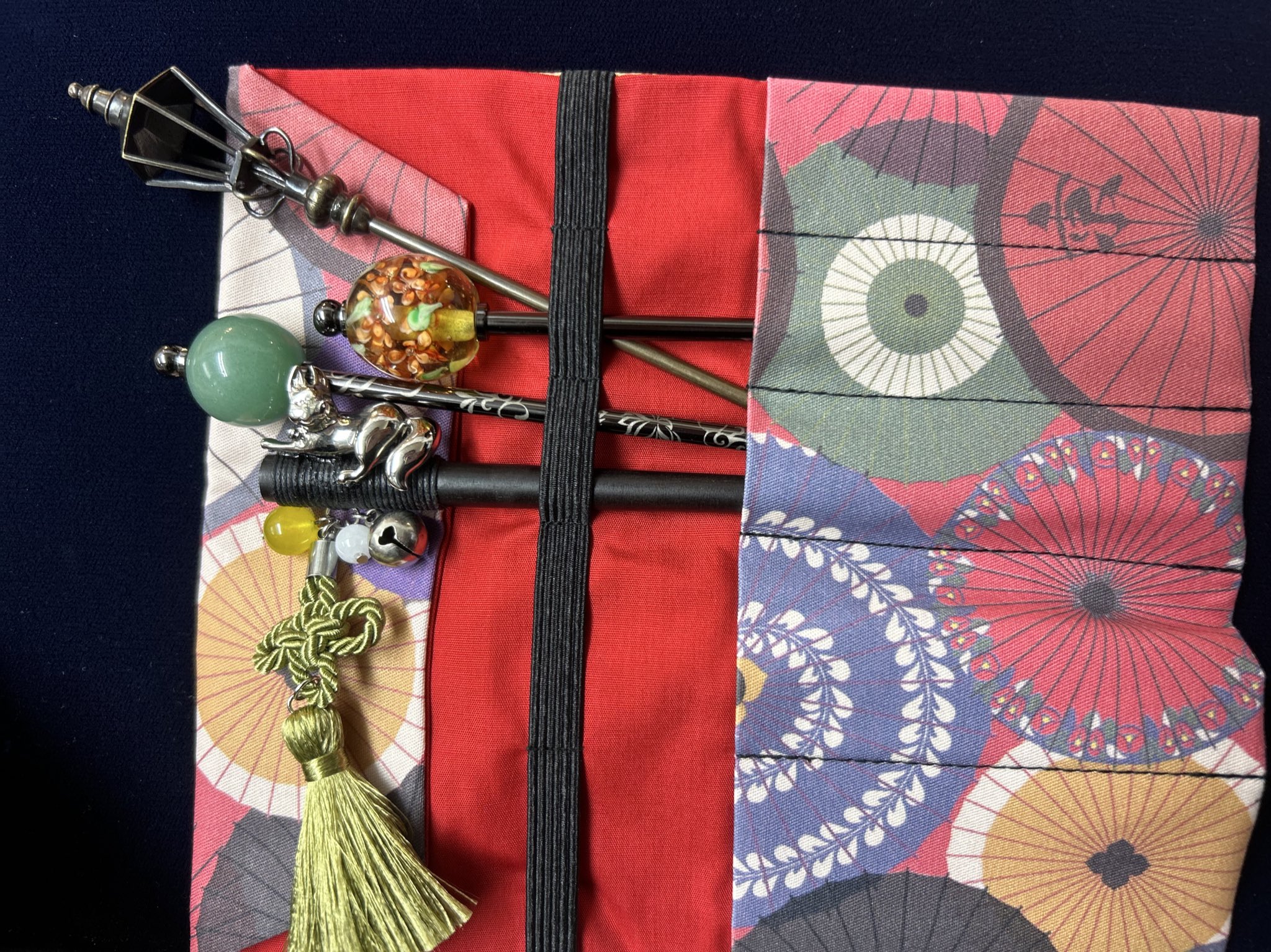 かんざし屋wargo 2018年　数量限定簪　2点セット Amazon.co.jp: かんざし屋wargo 冬季限定 簪 2本セット