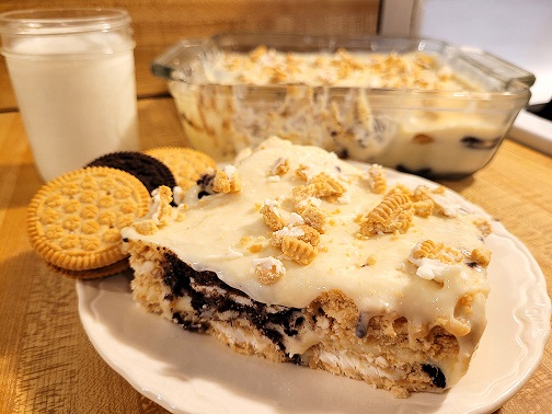 Icebox Cake with Sandwich Cookies!🍪🥛🍰👨‍🍳😁

youtu.be/9UKRuqVUcSE

#foodie #foodies #dinner #dinnertime #foodblog #foodblogger #recipe #cooking #easyrecipes #dessert #MondayMotivation #MondayVibes #MondayThoughts #MondayNight #Monday #chef #ParnellTheChef