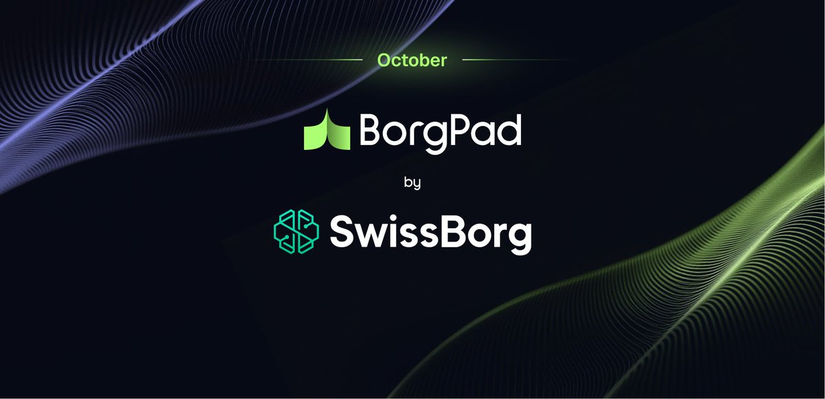 BorgPadHQ's tweet image. October is starting strong at BorgPad !

🎁We’ve got 2 new deals coming this month ! Both curated by @BorgPadHQ

✨ From now on, some @swissborg deals will be curated directly by the BorgPad team, available as a sub-category inside SwissBorg Alpha Deals.

👉 Builders get BorgPad…