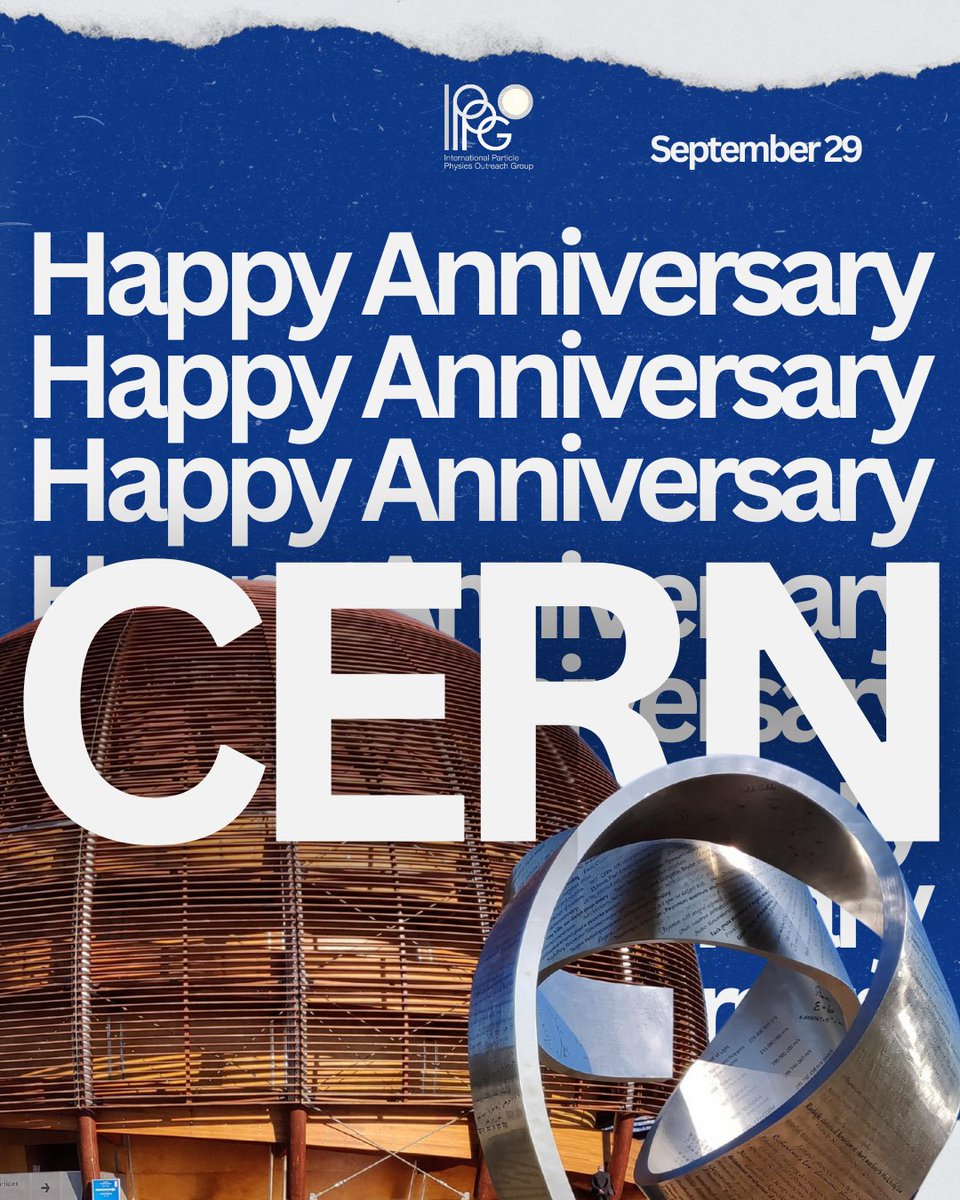 🎉 Happy Anniversary, CERN!
As every year, our autumn IPPOG Meeting will take place <a href="/cern/">CERN</a>
a tradition of over 20 years that keeps bringing us back to this unique place, where #science, international collaboration, and #outreach are at the heart of everything

#CERN #IPPOG