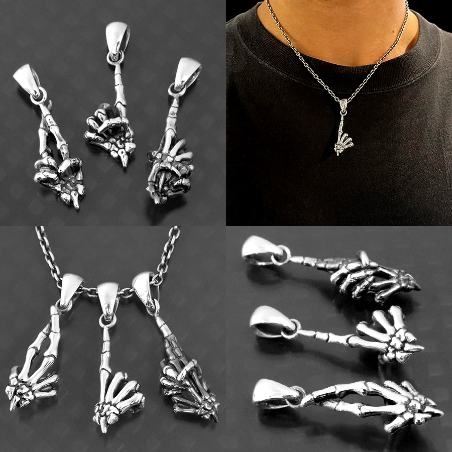 SILVER_GEEKS's tweet image. ボーンハンド！
骸骨でハンドサインをしたペンダント！

STRANGE FREAK DESIGNS
「グッドラック / ナンバーワン / SHINOBI-印」をアップ！
ameblo.jp/silver-geeks/e…

幸運、No.1、忍者の&quot;印&quot;のポーズ！
ブランドらしい発想、遊び心あるデザイン！
#sfdjp
@STRANGE_FREAK