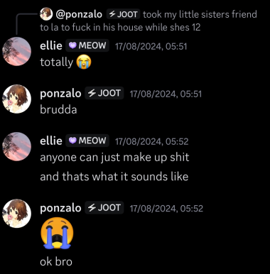 hattybtw's tweet image. i hate how people are painting "ponzalo" as like a amazing guy with this d4vd stuff. if his claim of Celeste being his little sisters friend is true. why did he not go to the cops, instead tell randoms across country on discord? like tf was i gon do. 
fly high Celeste🕊️