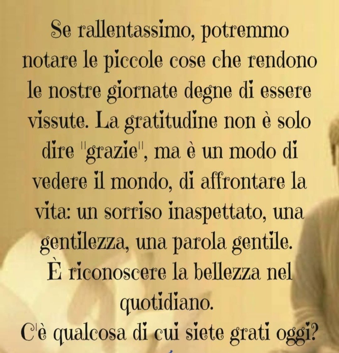 Sereno inizio settimana a tutti.