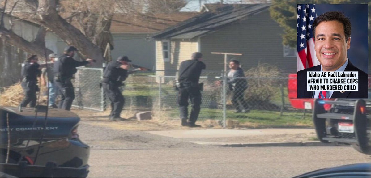 BrownWatch's tweet photo. Idaho AG Fails to Charge 4 White Cops who Fatally Shot an Autistic, Nonverbal Latino Teen who was holding a Knife On the Other Side of a Chain-Link Fence. Shot 9 Times, Obviously Posed No Real Threat https://t.co/K1qjoOxBET https://t.co/39u6SoQvbp
