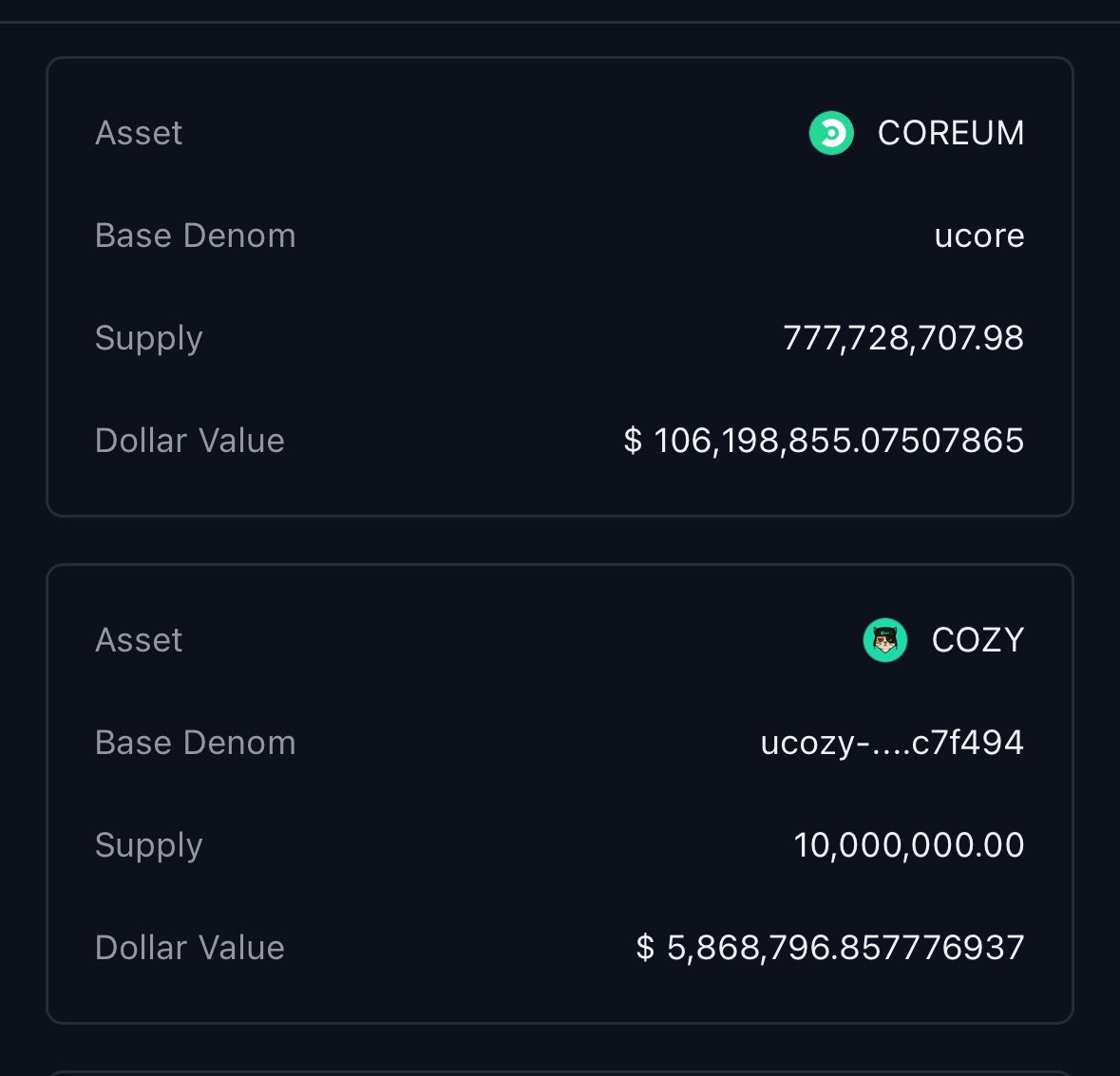 Biggest project now building on coreum is <a href="/cozyoncoreum/">cozy</a> imagine what’s going to happen with social logins + easy onboarding and bridge to xrpl 👀 

This is only a small bit of what’s to come