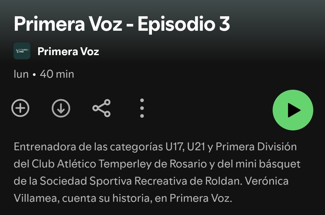 Ya está disponible el Episodio 3 en Spotify con <a href="/verovillamea/">Vero Villamea</a> 

open.spotify.com/episode/0M4sOB…