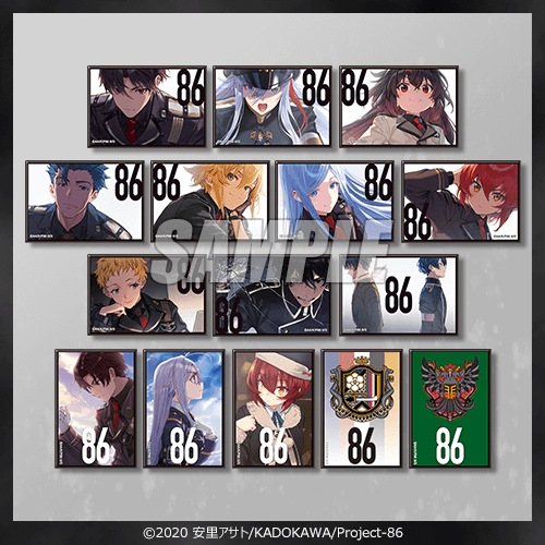 エイティシックス 86 くじ引き堂 缶バッジ レーナ 13点セット TVアニメ 「86―エイティシックス―」 より、レーナの描き下ろし