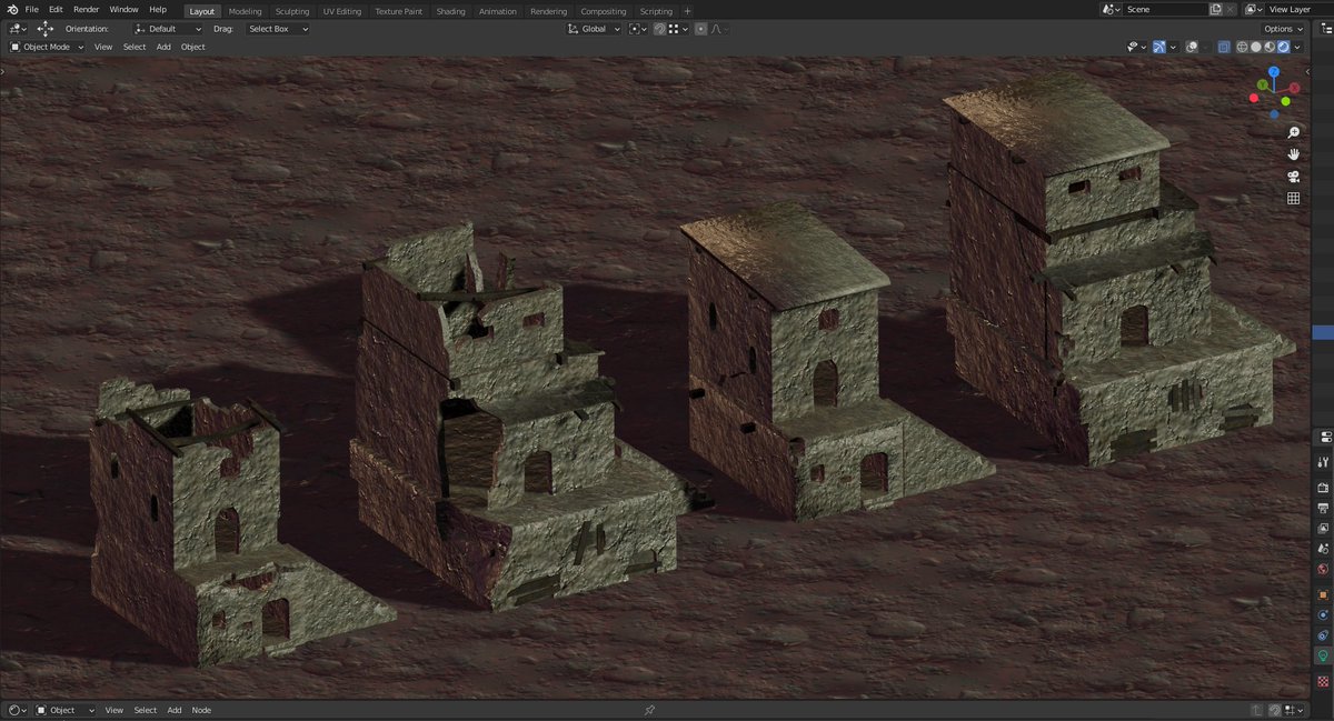 The buildings for new dungeon area: A settlement under the bridge!

Finished building them this weekend, now onto assembly! ⚒

#actionRPG #IndieGame #indiedev #devlog #blender3d #3dmodeling #MotivationMonday #ゲーム制作 #solodev #gamedev #jogos #pcgaming