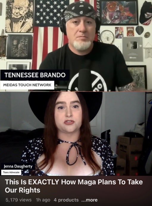Thank you as always to Tennessee Brando for giving me a platform to speak on how we are being used as the canary in the coal mine to prime Americans to accept fascism. Please watch this and speak out cause we need to be as loud as I can

youtu.be/HCZ8nD19uYk?si…