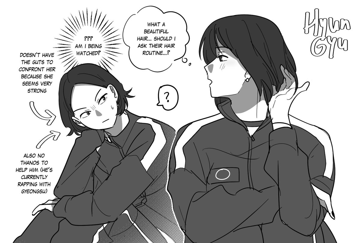 wanted to draw more sg girlies so i doodled my fav duos with interactions existed only in my dream (not ship)