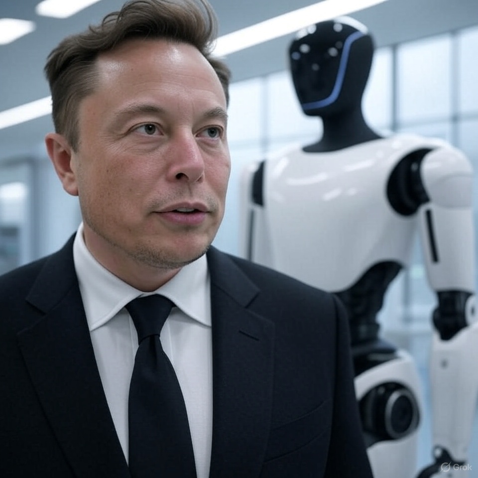 IntellectiaAI's tweet image. 🔥 DRAMA ALERT: #ElonMusk shuts down viral buzz—calls photos of #Tesla&apos;s Optimus robots &quot;FAKE&quot; at a pharma facility! No deal with PharmAGRI for 10K bots yet.    

📈 Stocks heating up: $TSLA (+2.21% today) leading the charge on robot hype.  
  [Get full analysis…