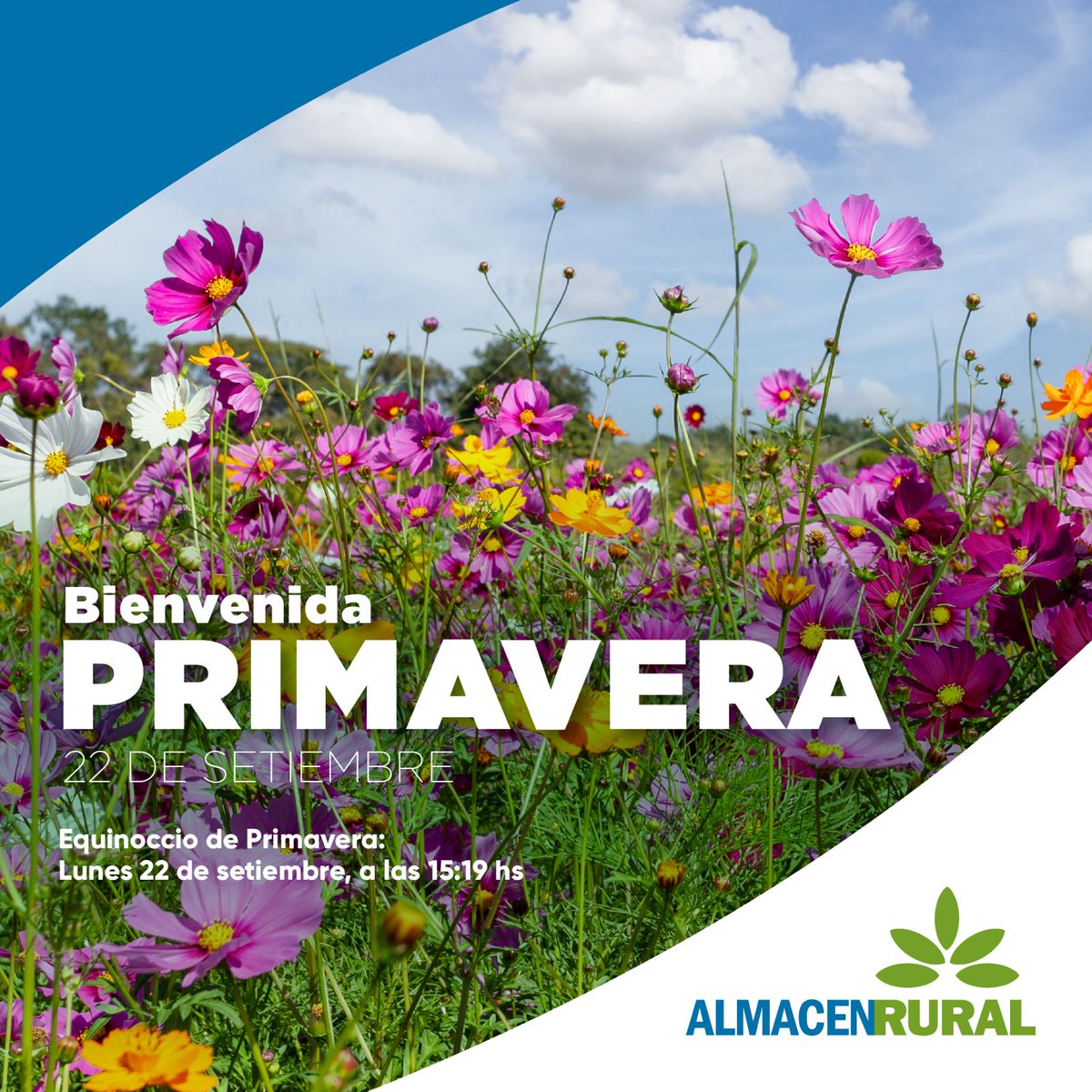 22/09 Bienvenida Primavera 🌼🌼🌼 

#almacenrural #todoparaunpaisdecampo