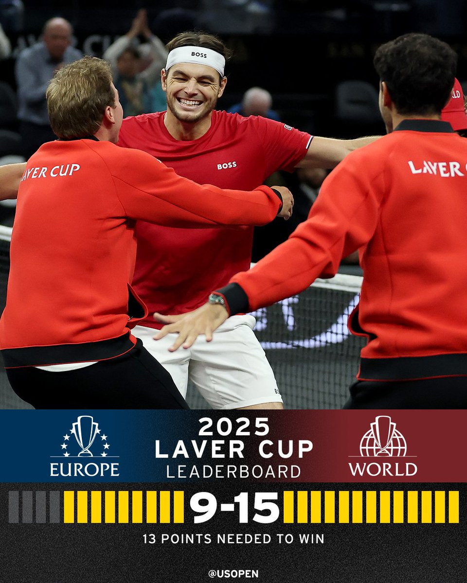 usopen's tweet photo. TEAM WORLD TAKIN' OVER! https://t.co/oVOsRtRJQv