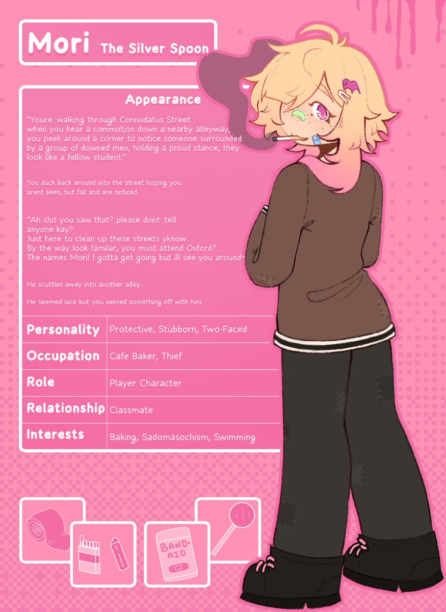 DegreesofPuppy's tweet photo. My PC ❤️‍🩹🩹
#DegreesofLewdity #playercharacter #DoL https://t.co/BbQFl0BeV7