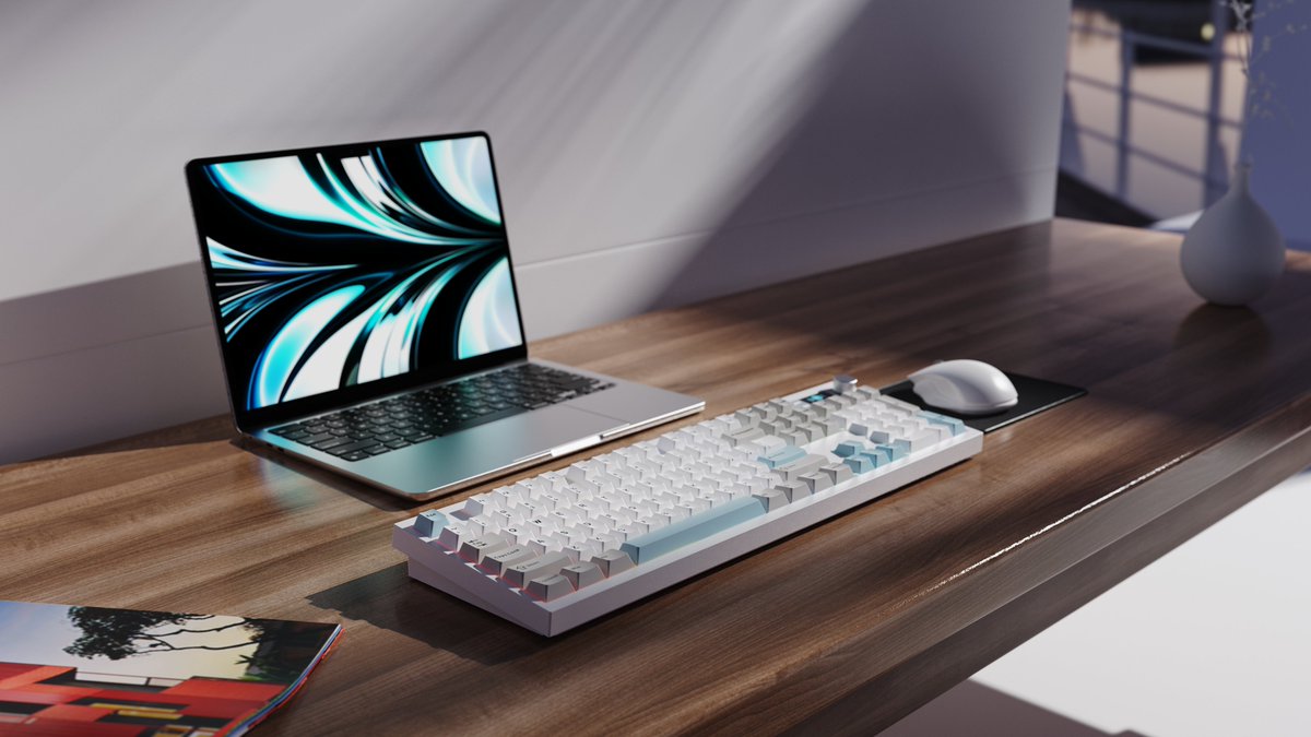 Another 100% full-size keyboard coming — the QK108! ⌨️✨
Unlike the TH108, this one comes with a customizable mini screen and rotary knob,

Bio Link Coming Soon:
epomaker.com/products/epoma…

#Epomaker #MechanicalKeyboard #DeskSetup #KeyboardEnthusiast
