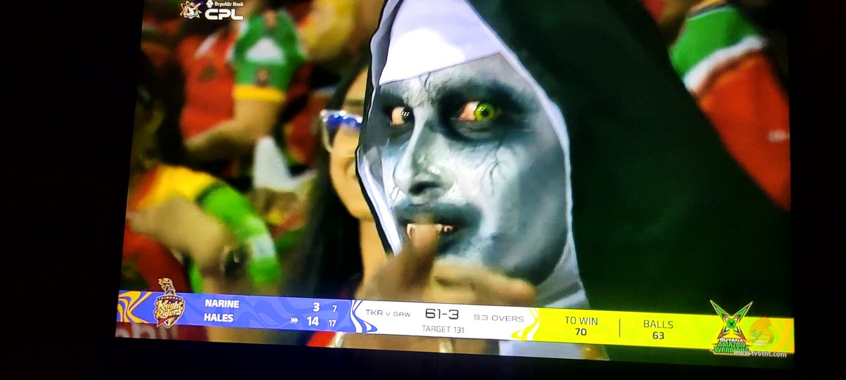 alooamiga's tweet image. Guyana....what the fuck

#CPLFinal