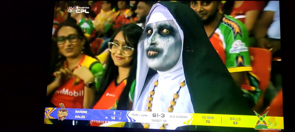 alooamiga's tweet image. Guyana....what the fuck

#CPLFinal