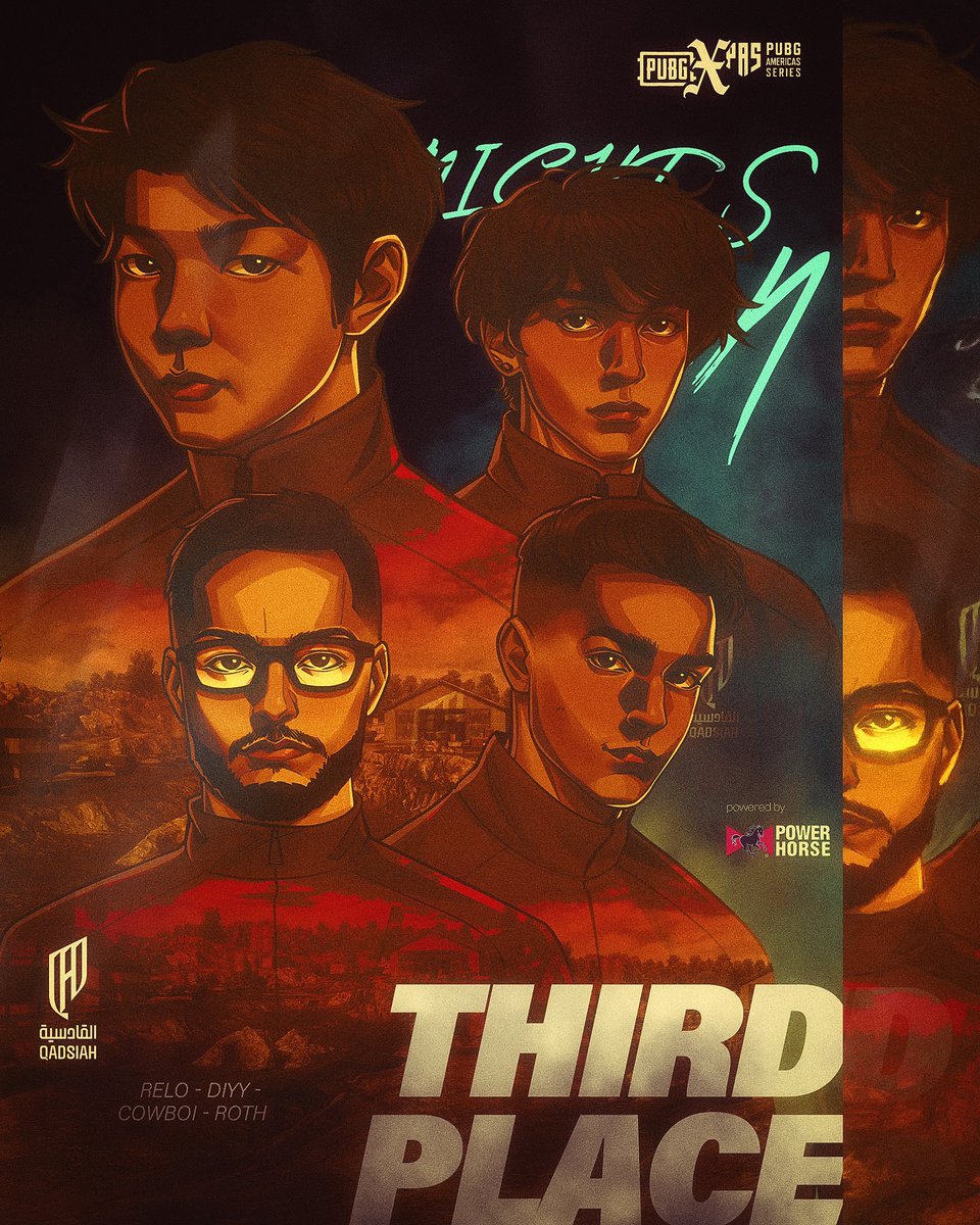Top 3 in PUBG Americas Series 6 🥉❤️

PGS 9 &amp; 10 — we’re in 🔥

 #KnightsWin - #القادسية