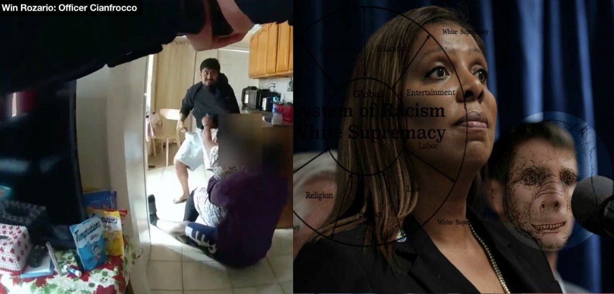 BrownWatch's tweet photo. 2 NYPD Cops Might Lose Their Jobs after Video Shows them Fatally Shoot Win Rozari as He Posed No Imminent Deadly Threat Last Year. Still No Charges Filed by Negro Rolebot Tish James, who Only Prosecutes when It Benefits Her Elite, Liberal Masters https://t.co/9rCjz9FQXB https://t.co/8t37S2o3Jk