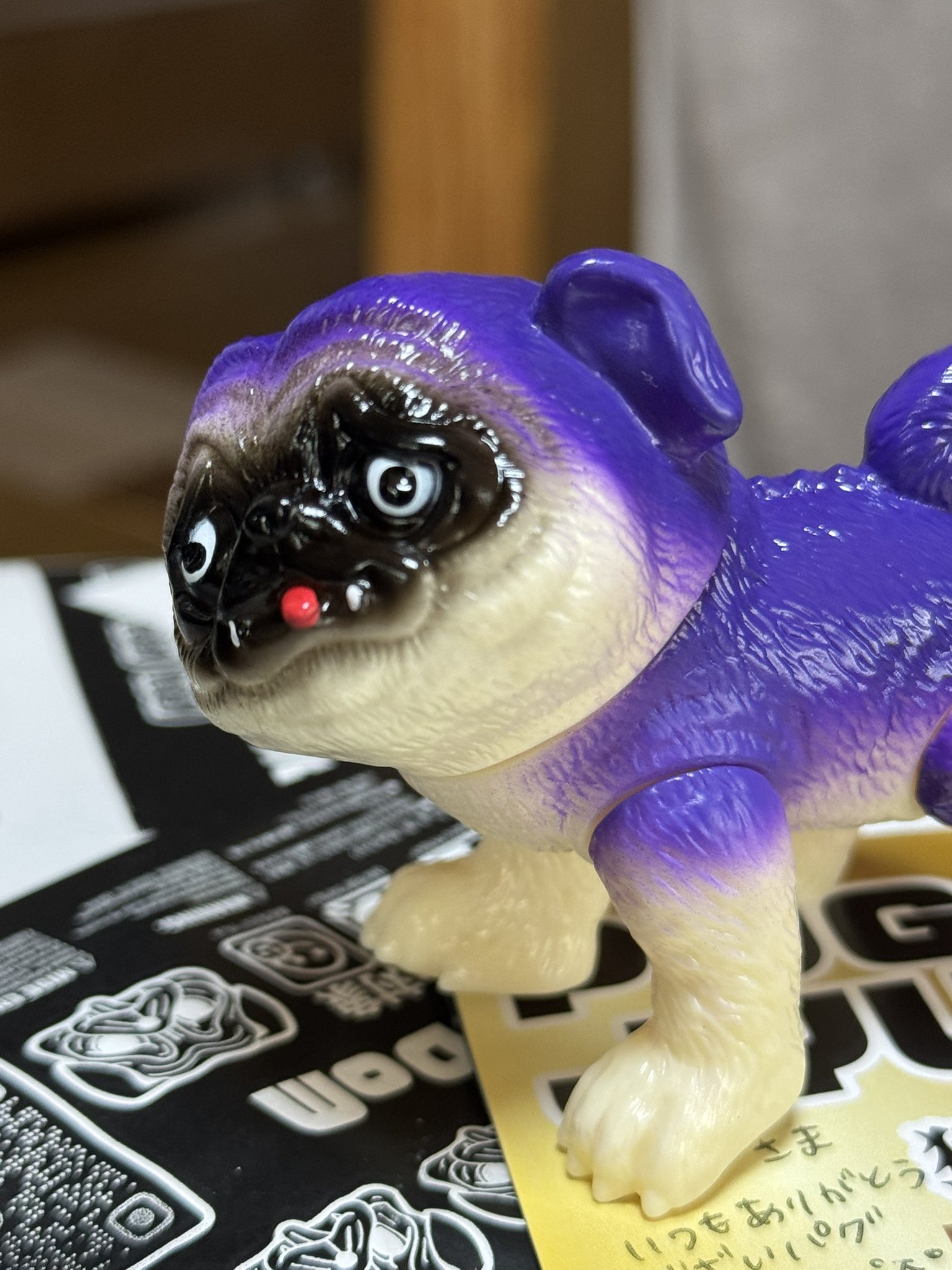ピンクパグ獣 あきぱぐ PUGJYU ソフビ あきぱぐ PUGJYU パグ獣 春の新緑 ver PUG KINGDOM ソフビ