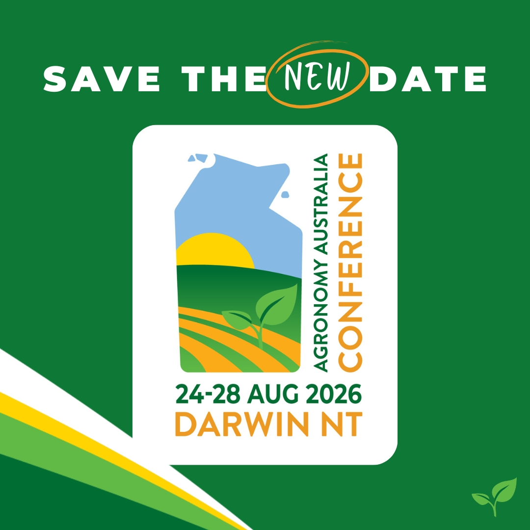 🚨 We’ve listened to our members and industry and shifted the 2026 Australian Agronomy Conference to 24 -28 August 2026 in Darwin 🌴. aapevents.eventsair.com/aa2026/