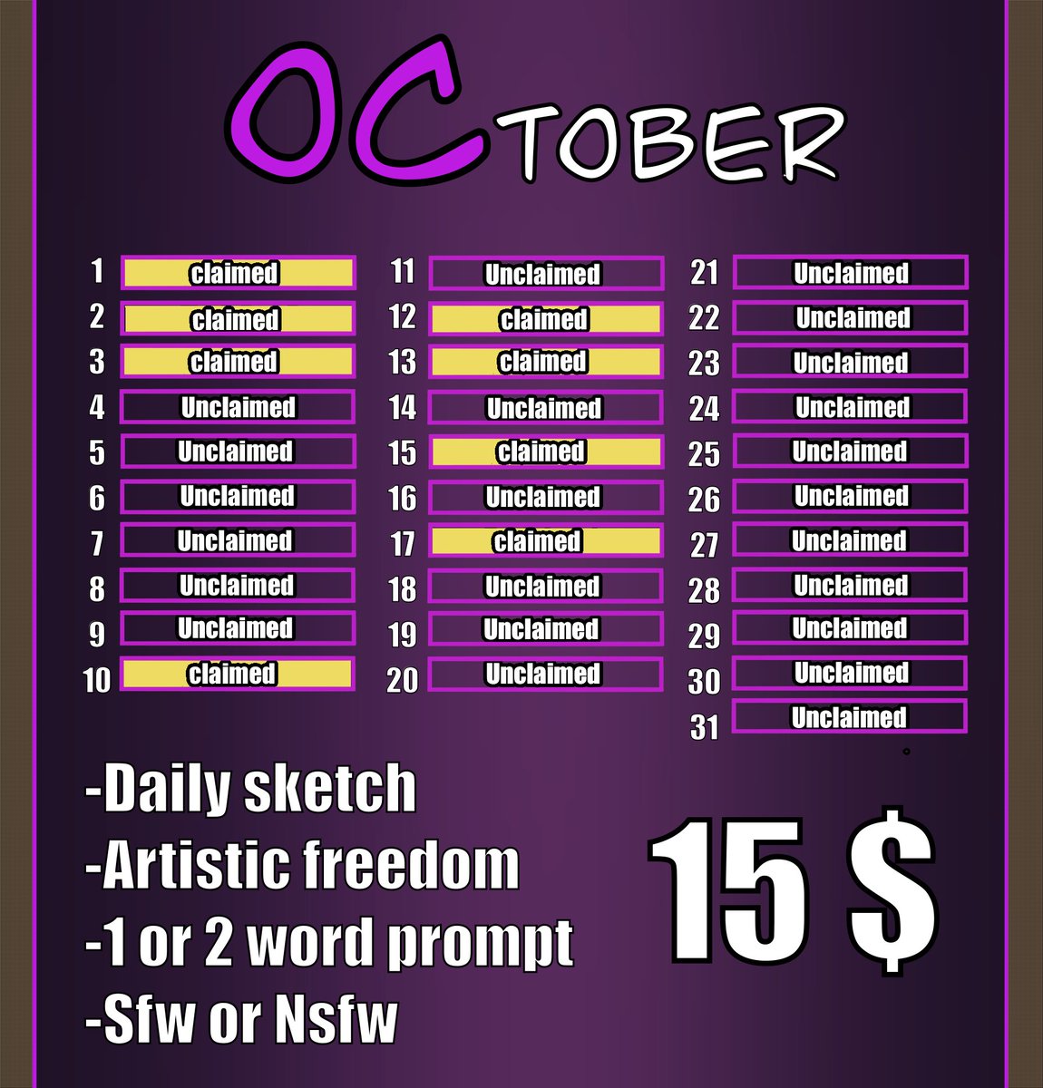 There are still slots available! :3