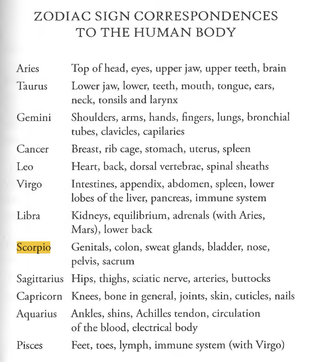astroeleanor's tweet photo. Zodiac Signs as Body Parts: Cheat Sheet https://t.co/SHKRMOqPnF