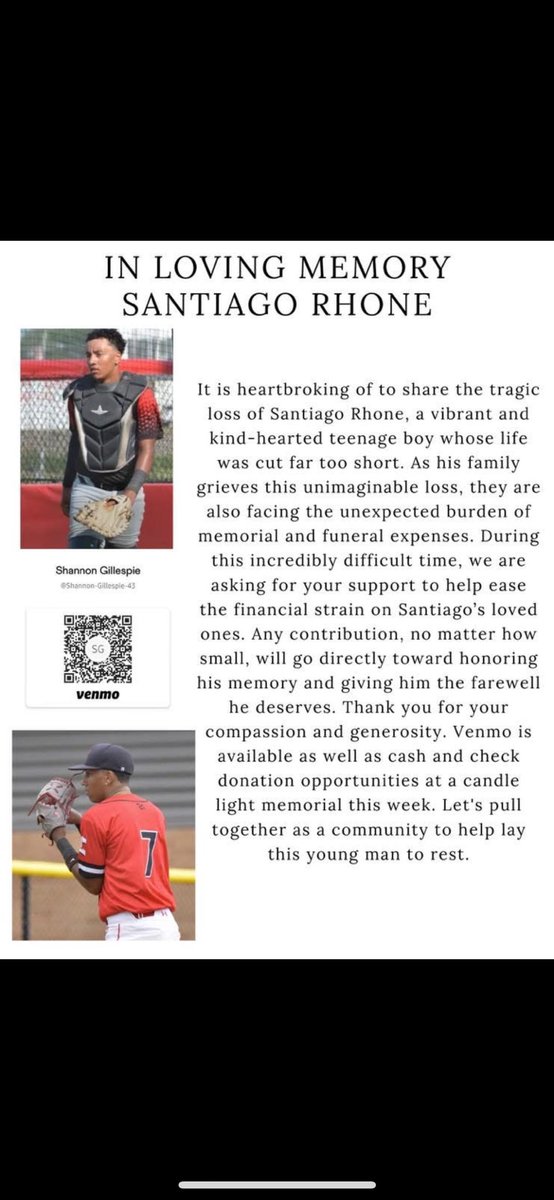 CanesIowa's tweet image. A life taken from the world far too soon. We love you Santiago! May angels lead you in! RIP 🙏🏼