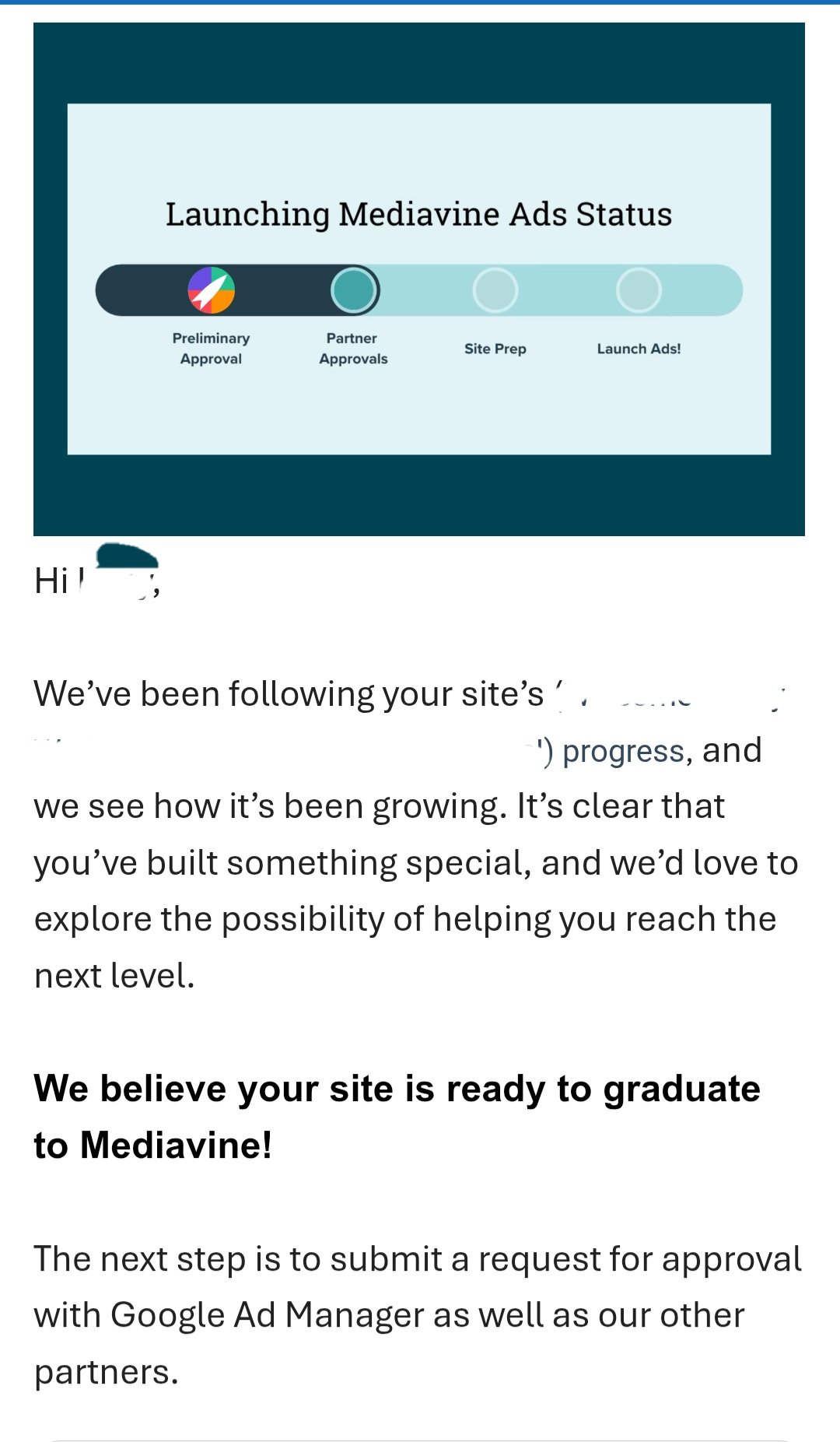 Yeay, here we go again! From #journey to #mediavine https://t.co/SLCvcQwMyK