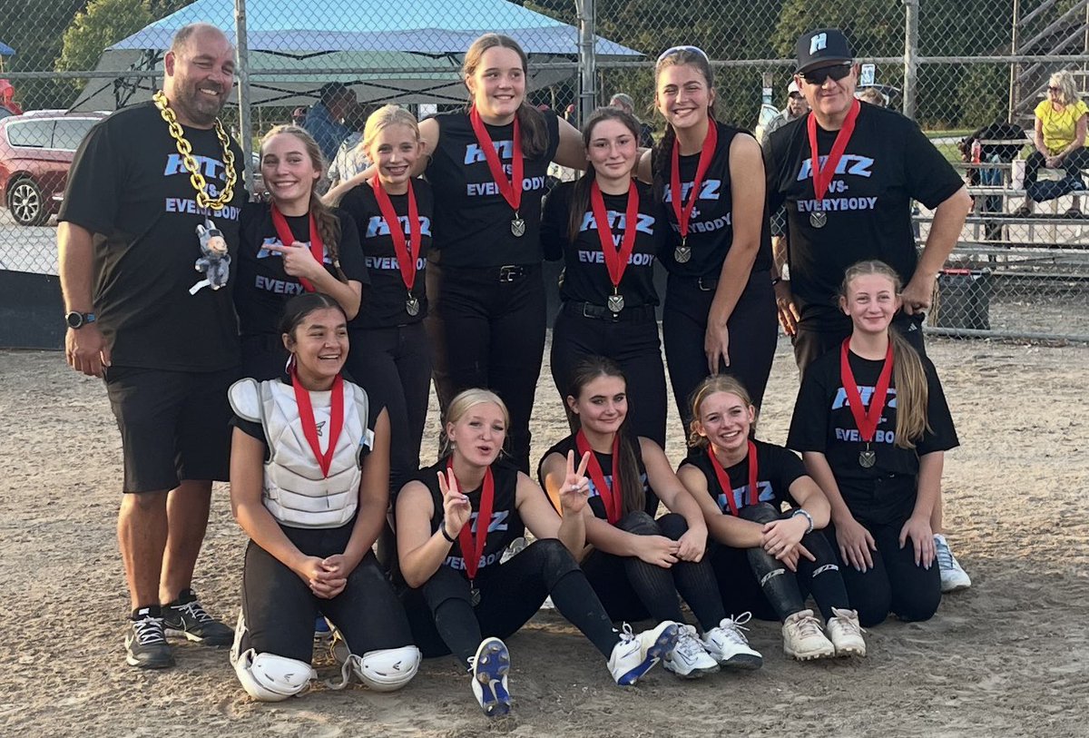 Runner-up in our Saginaw tournament. The girls played hard and battled back from behind quite a few times. So proud of them and the heart they showed. I’ll go to battle with these girls any day…and we are just getting started! #Hitznation 🥈