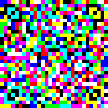 Semaphore's tweet image. &quot;Twelve Stones in a Necklace&quot;
by Sam Peralta

My first attempts to encode poetry into smartphone-readable format were with JAB code. Efficient encoding but less accessible. That led to my trials with QR codes. 

See my new art on Artsy
&amp;gt; artsy.net/artist/sam-per…